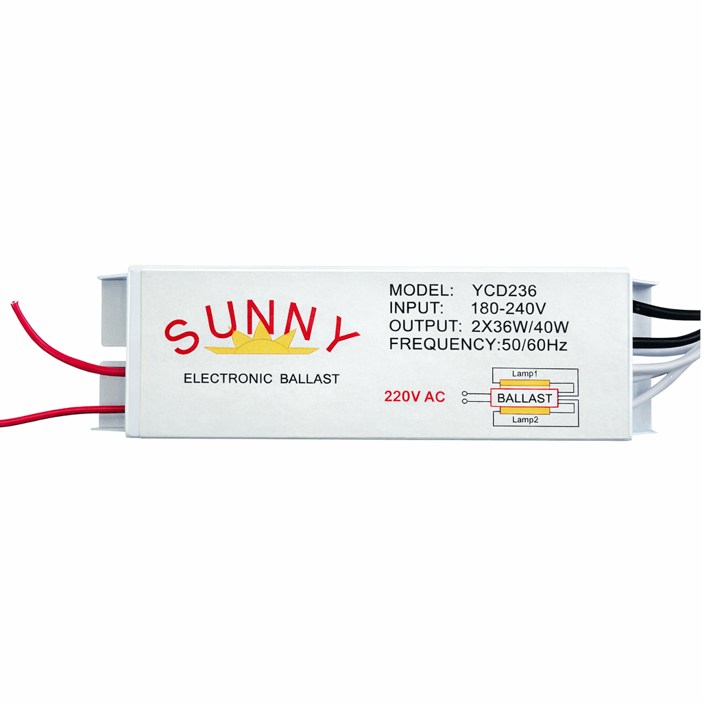  بالاست الکترونیکی ۲×۴۰ وات ترانس مهتابی سانی YCD236 