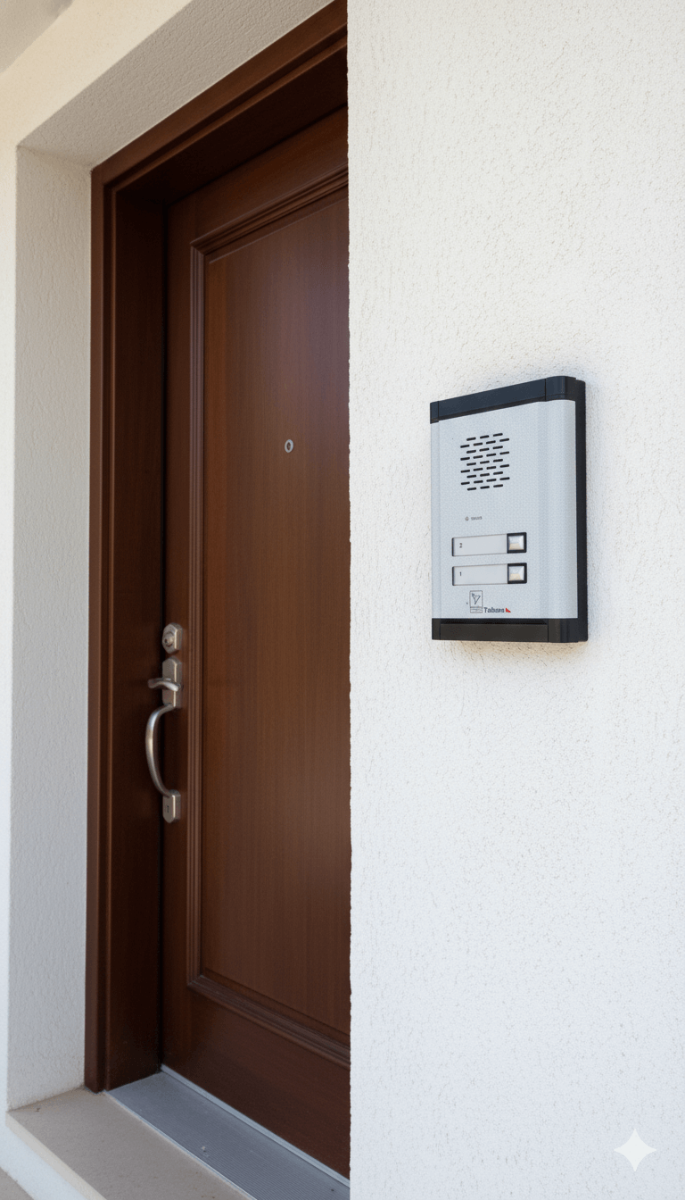  “نصب پنل آیفون تابان 1510D در واحد مسکونی” 